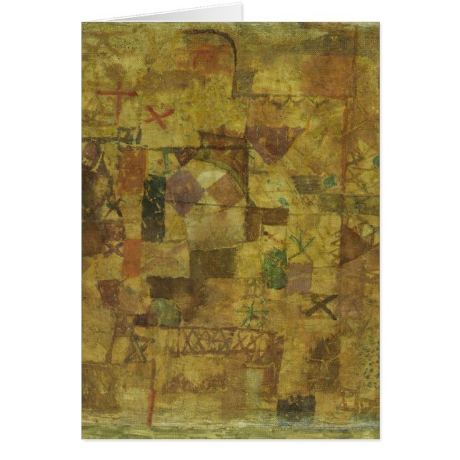 Cartão Arte de Paul Klee (Frente)
