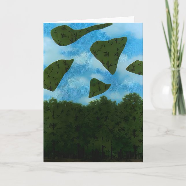 Cartão arte de Rene Magritte (Frente)