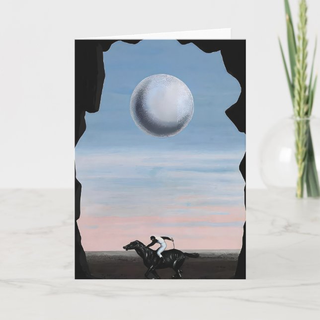 Cartão arte de Rene Magritte (Frente)