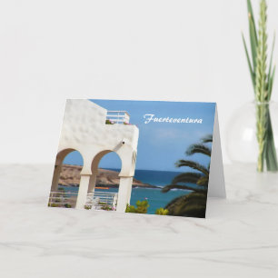 Cartão Arte de Viagem Costeiro de Fuerteventura