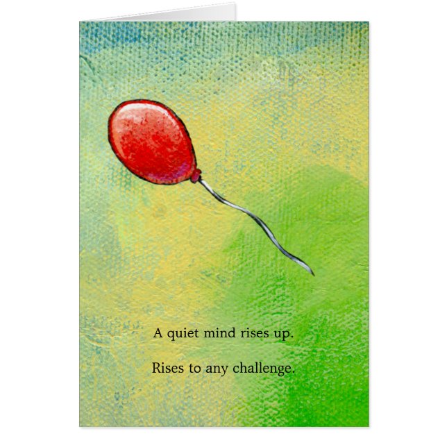 Cartão Arte diária 1/26/09 - uma mente quieta (Frente)