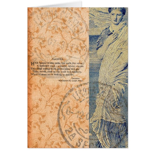 Cartão Arte Digital Mídia Mistura, Dentro de Vazio de Oca (Frente)