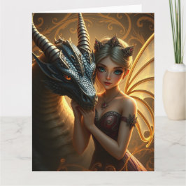 Cartão Arte do Dragão Místico