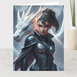 Cartão Arte do Dragão Místico