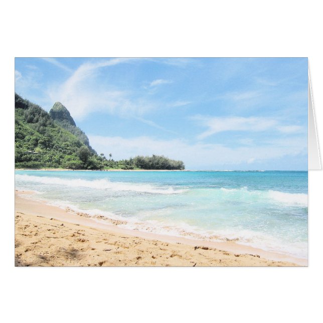 Cartão Arte do Mar e do Céu (Frente horizontal)