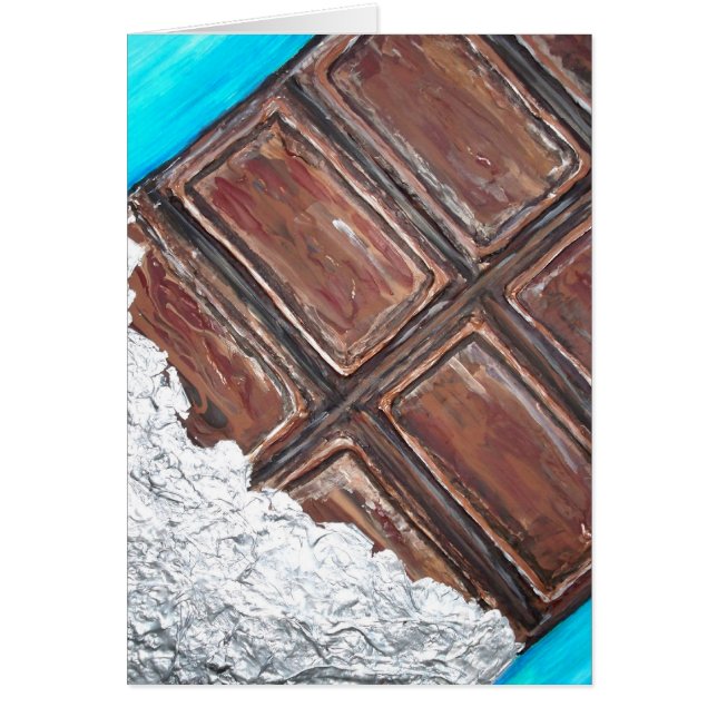 Cartão arte dos amantes do chocolate (Frente)