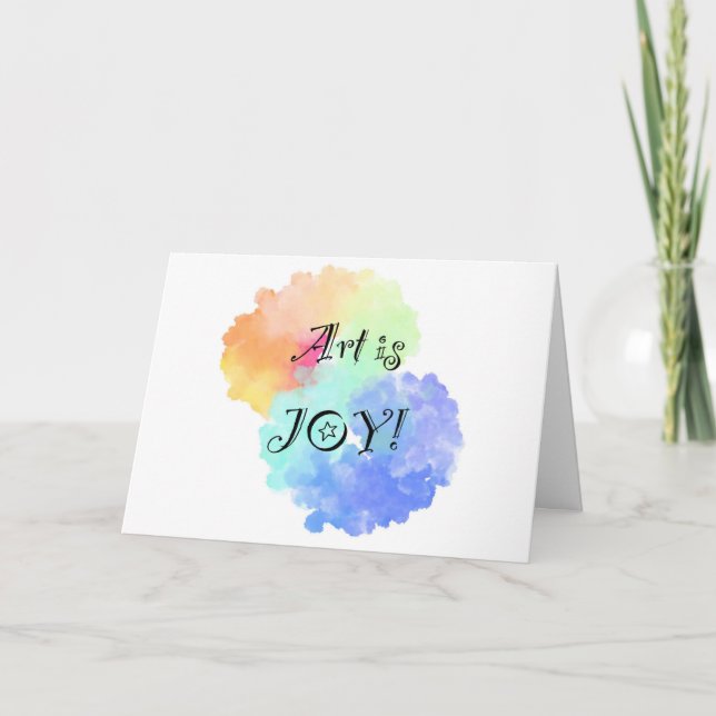 Cartão Arte é Joy Card (Frente)