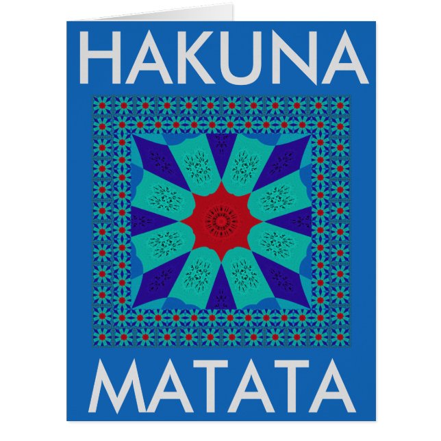 Cartão Arte Egípcia Antiga: Um Mandala Vibrante. (Frente)