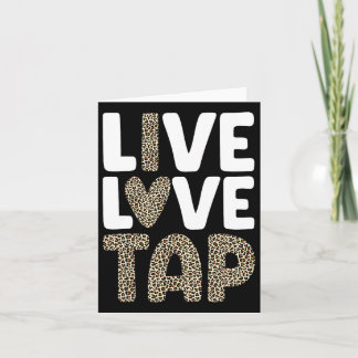 Cartão Arte Engraçada Dançando Torneira Para Homens Mulhe