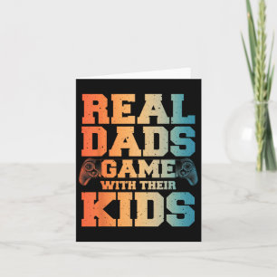 Cartão Arte engraçada de pai gamer para homens pai gamer