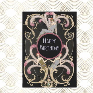 Cartão Arte Festiva Deco Birthday