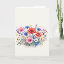 Arte Floral de Buquê de Prado de Flores Silvestres