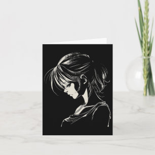 Cartão Arte Gráfica Anime Mangá Anime 