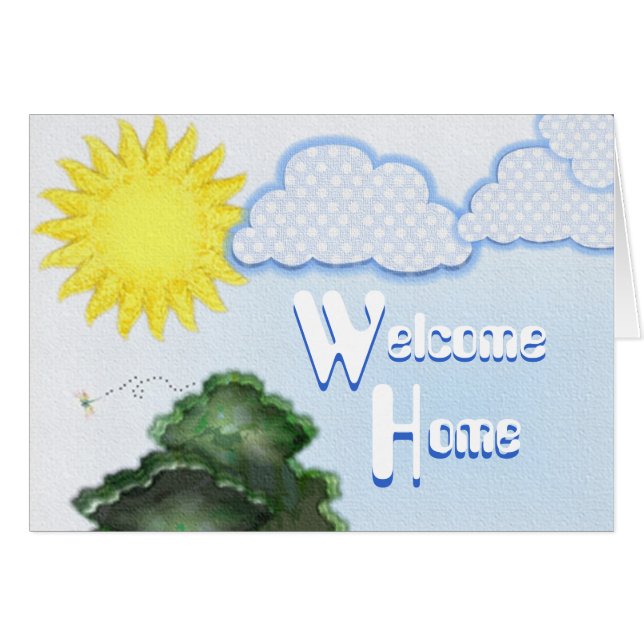 Cartão Arte Home bem-vinda de Digitas (Frente Horizontal)