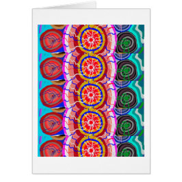 Cartão Arte indiana ORIENTAL do templo: Energia do SOL