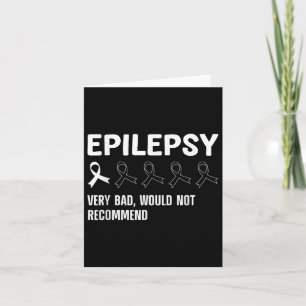 Cartão Arte legal Para Homens Mulheres Apoiam Epilepsia A