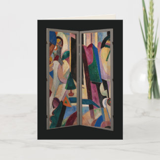 Cartão Arte Moderna Natalícia Vintage Carl Newman Espírit