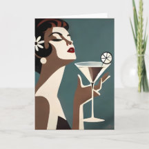 Arte Moderno de Meados do Século A Diva do Martini