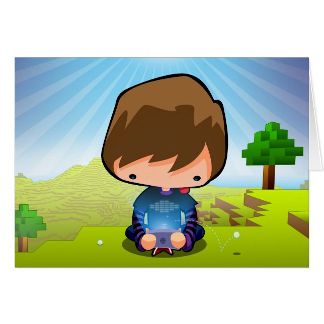 Cartão Arte o Gamer (Frente Horizontal)