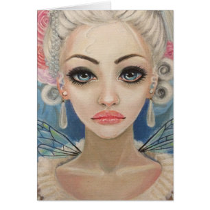 Cartão Arte Original Cranky Fairy
