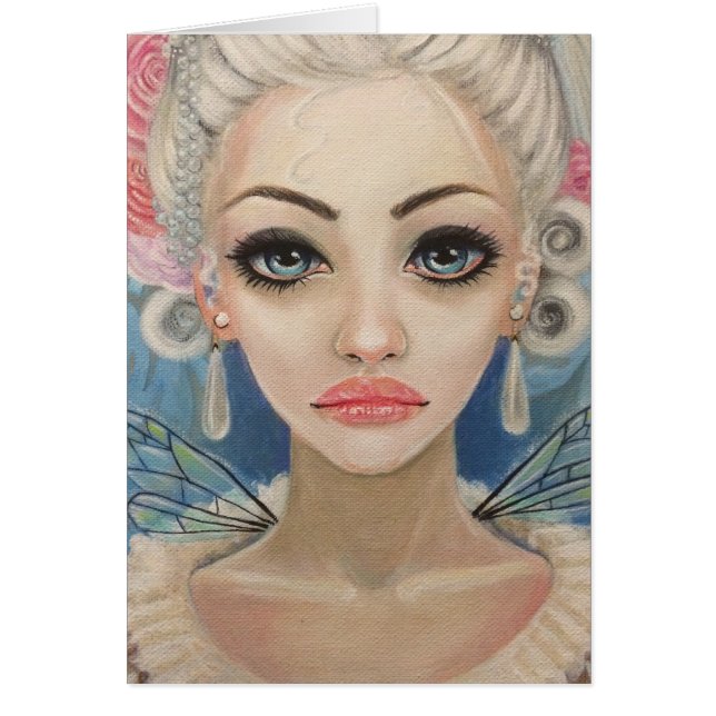 Cartão Arte Original Cranky Fairy (Frente)