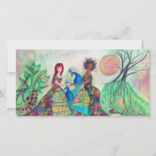 Cartão Arte Original dos Melhores Amigos