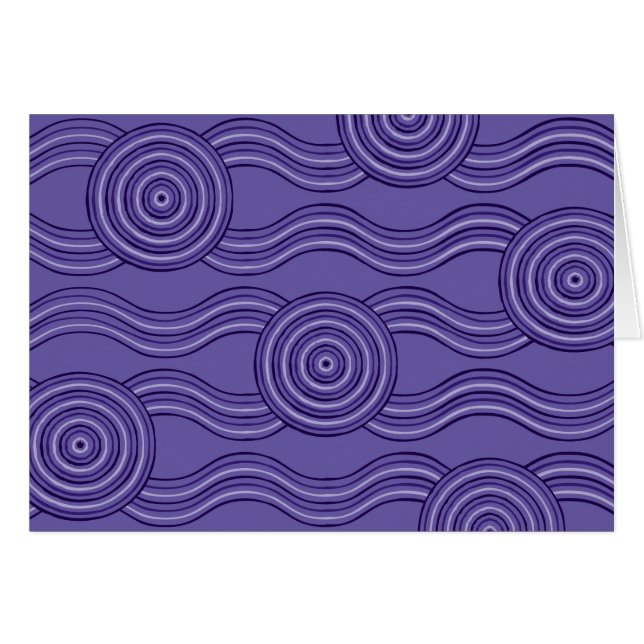 Cartão Arte original melaleuca (Frente Horizontal)