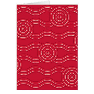 Cartão Arte original waratah