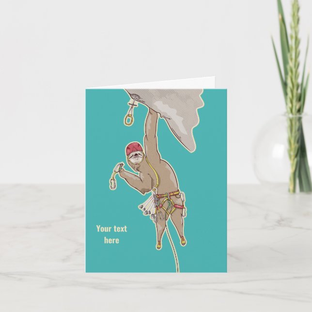 Cartão Arte para o Clima do Sloth Rock (Frente)