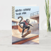 Arte Pintada à Mão | Aniversário do Lêmure Skater