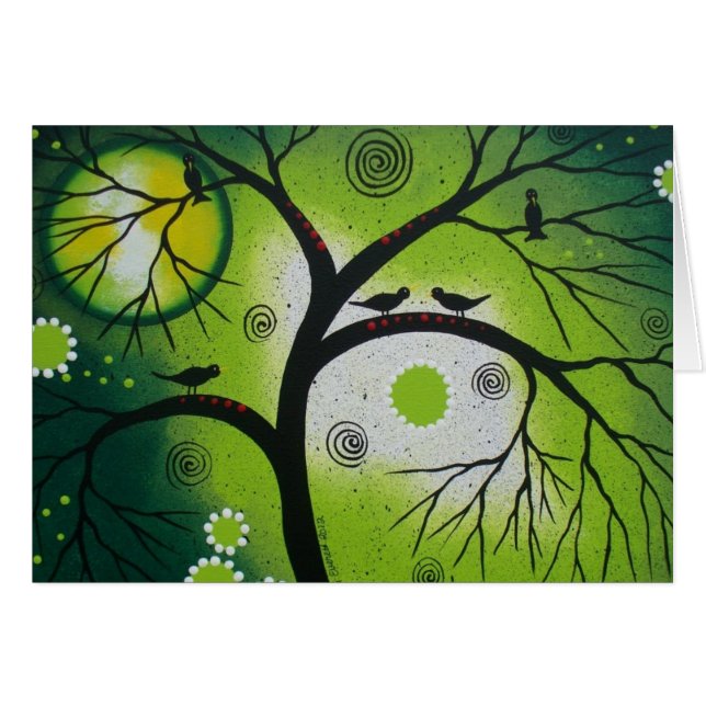 Cartão Arte popular por LORI EVERETT (Frente Horizontal)