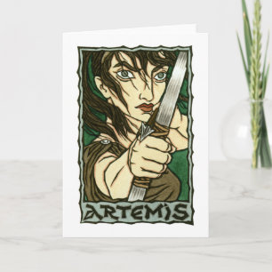 Cartão Artemis Greeting Card