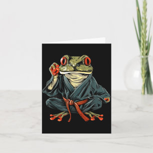 Cartão Artes Marciais de Judô Kickboxing Jiu-Jitsu Sapo M