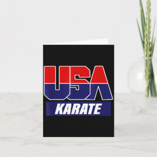 Cartão Artes Marciais de Karatê 2021 EUA Equipe