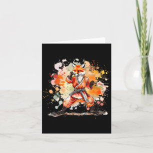 Cartão Artes Marciais Kickboxing Taekwondo Natureza Rapos