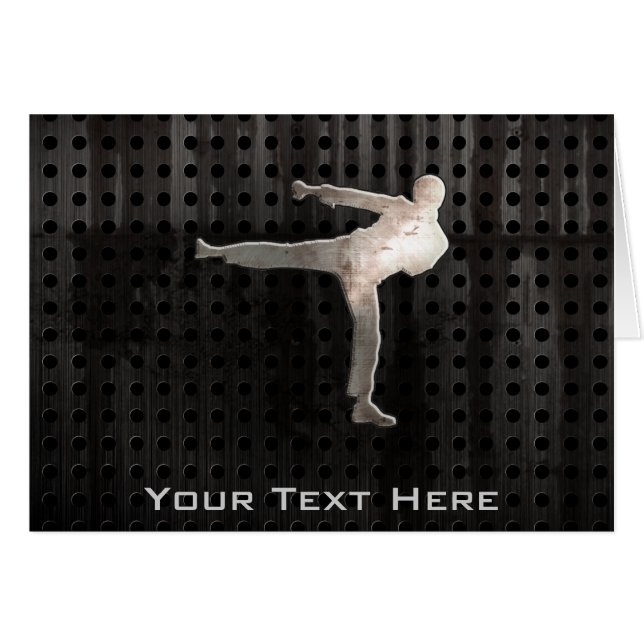 Cartão Artes marciais legal (Frente Horizontal)