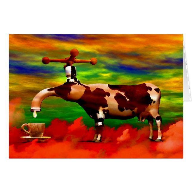 Cartão Artes surreais de xadrez pinturas fantásticas de a (Frente Horizontal)