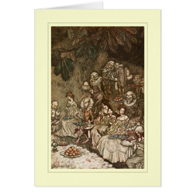 Cartão Arthur Rackham (Frente)