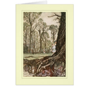 Cartão Arthur Rackham