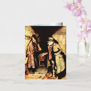 Cartão Arthur Rackham - A Christmas Carol - Grumpy