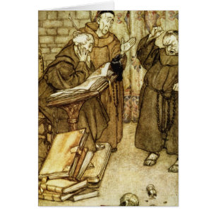 Cartão Arthur Rackham Illustration 'do Jackdaw do Rh