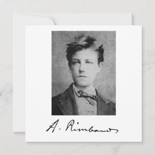 Cartão Arthur Rimbaud