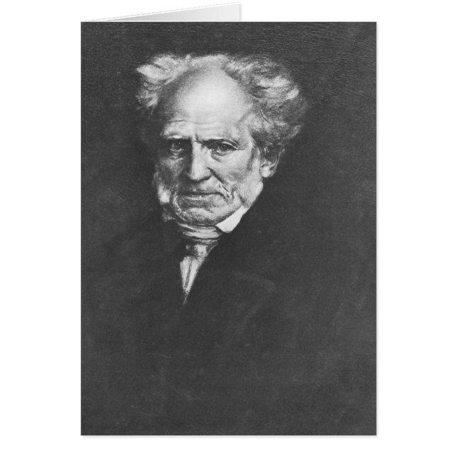 Cartão Arthur Schopenhauer (Frente)