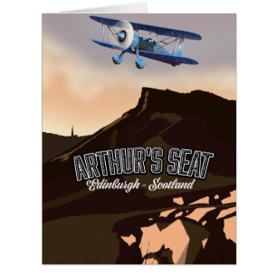 Cartão Arthur's Seat Edinburgh Scotland