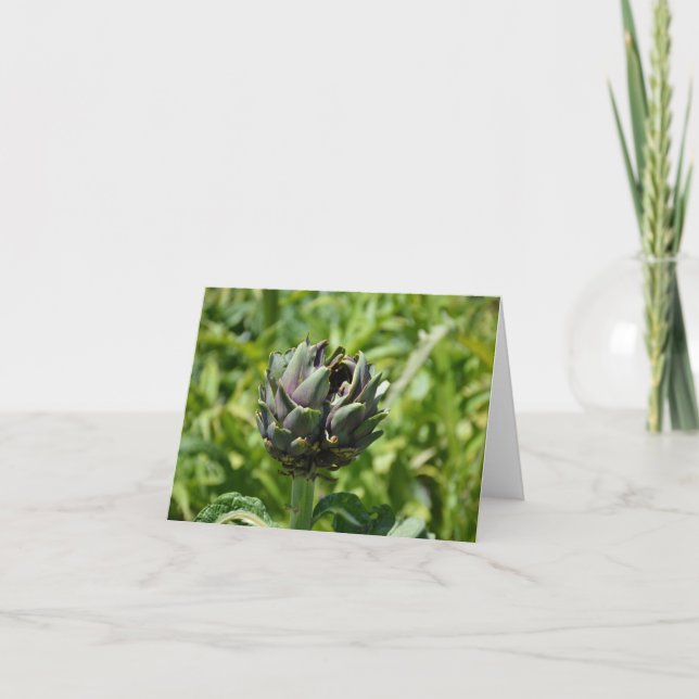 Cartão Artichoke greeting card (Frente)
