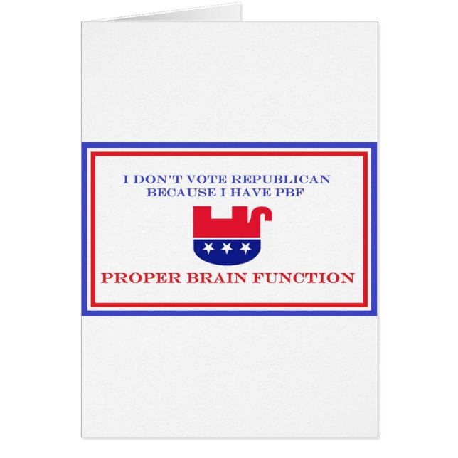 Cartão Artigos políticos (Frente)