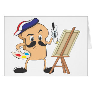 Cartão Artista da rabanada