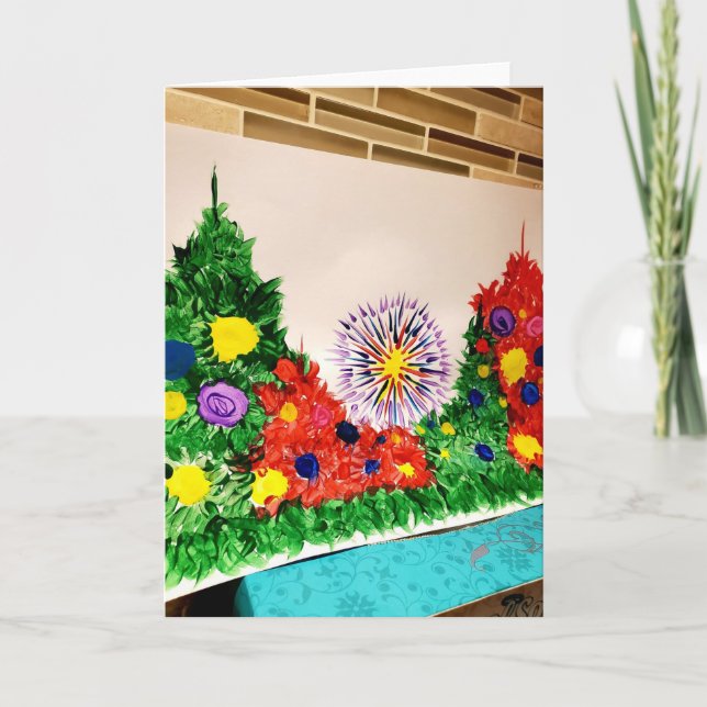 Cartão Artista do Autismo Candy Waters (Frente)