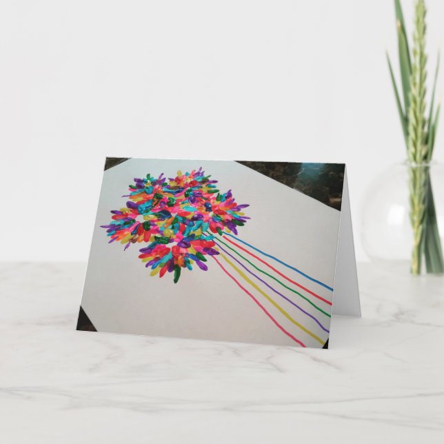 Cartão Artista do Autismo Candy Waters (Frente)