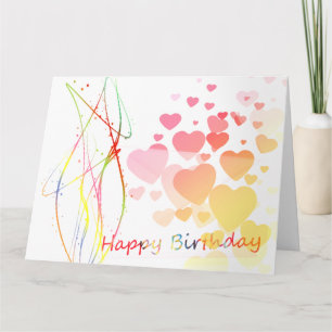 Cartão Artsy Birthday